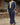 Tangier Gandora – Men's Navy Gold Embroidered Moroccan Thobe, walking toward camera – Thobe Wala